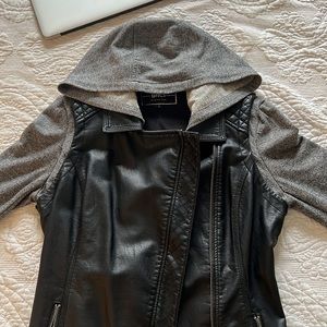 Hooded Moto Jacket